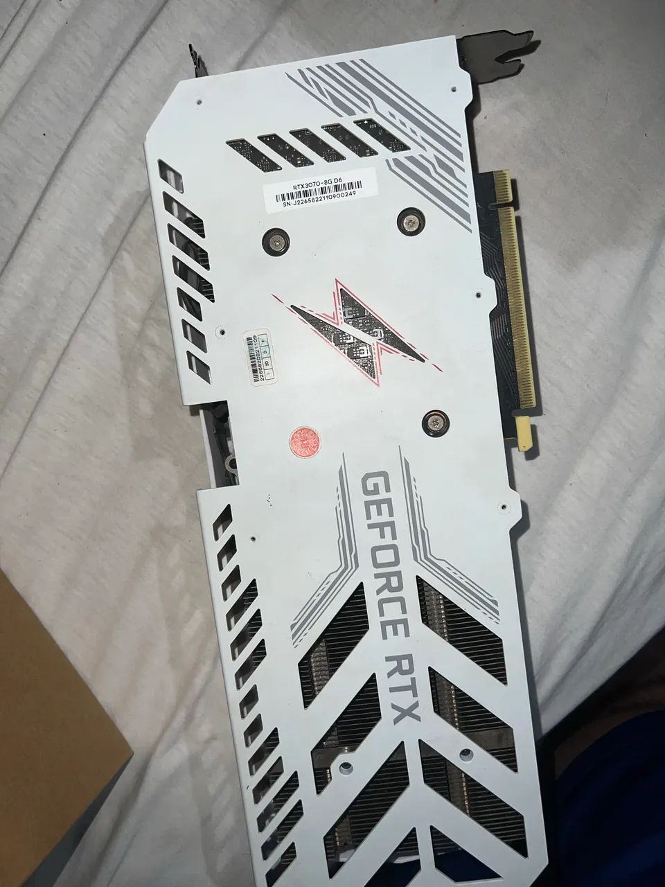 RTX 3070 MLLSE BRANCA 8GB - Foto 3