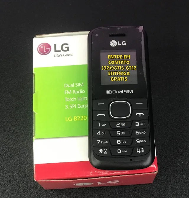 Celular de Botão LG Rural - Entrega Rápida