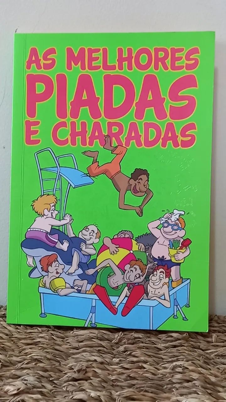 Livro As  Melhores Piadas e Charadas - novo
