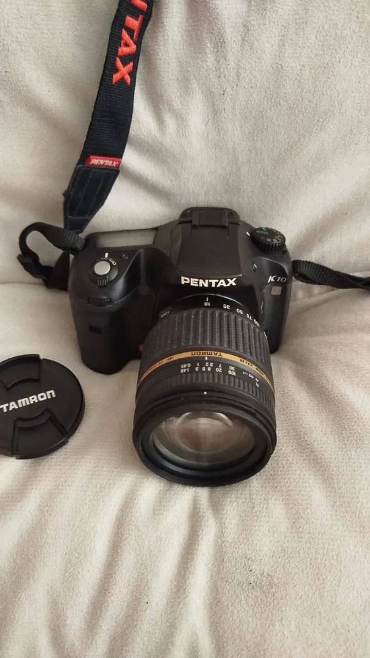 Câmera digital SLR PENTAX K10D 10.2MP com Kit COMPLETO de acessórios - Foto 2