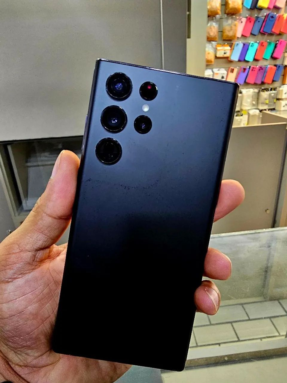 Samsung Galaxy S22 Ultra 本体 Smartphone Samsung Galaxy S22 Ultra, Vin, Tela 6.8