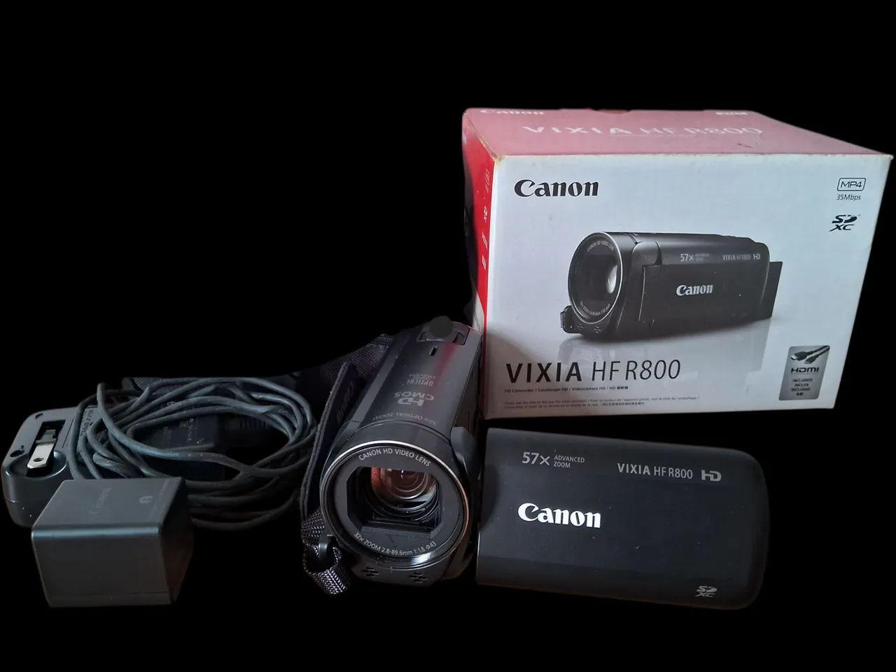 Filmadora compacta Canon Vixia HF R800