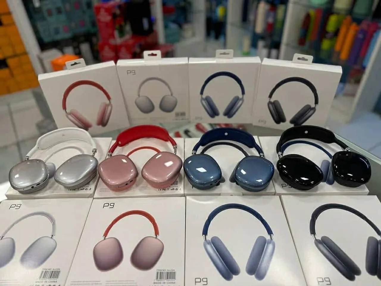P9 Air Bluetooth Music Fone De Ouvido Estéreo Sem Fio Com Microfone HiFi max