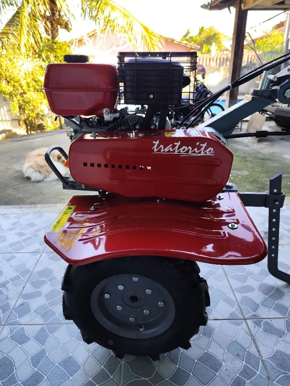 Tratorito branco 6.5 hp - Foto 4