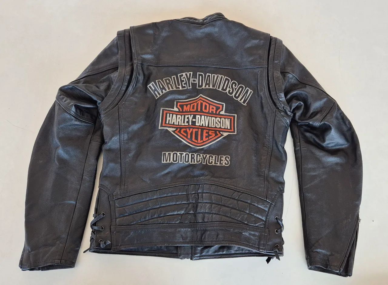 Jaqueta Feminina Jaqueta Couro Harley Davidson Olx Jaqueta De