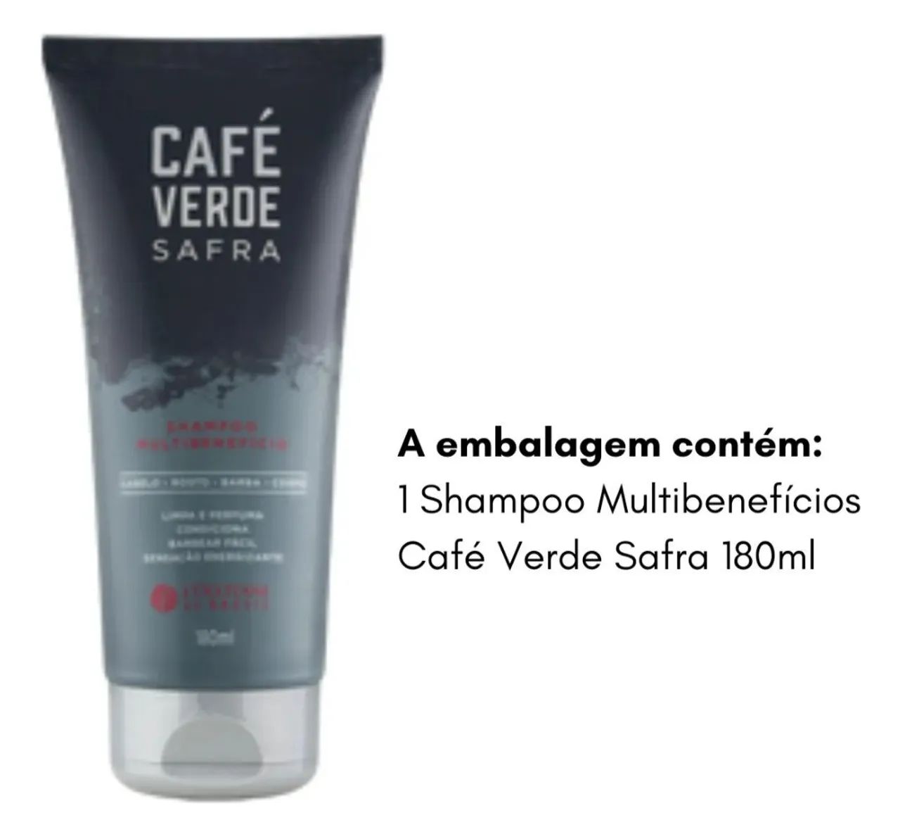 Shampoo Multibenefício Café Verde 180ml - Foto 3