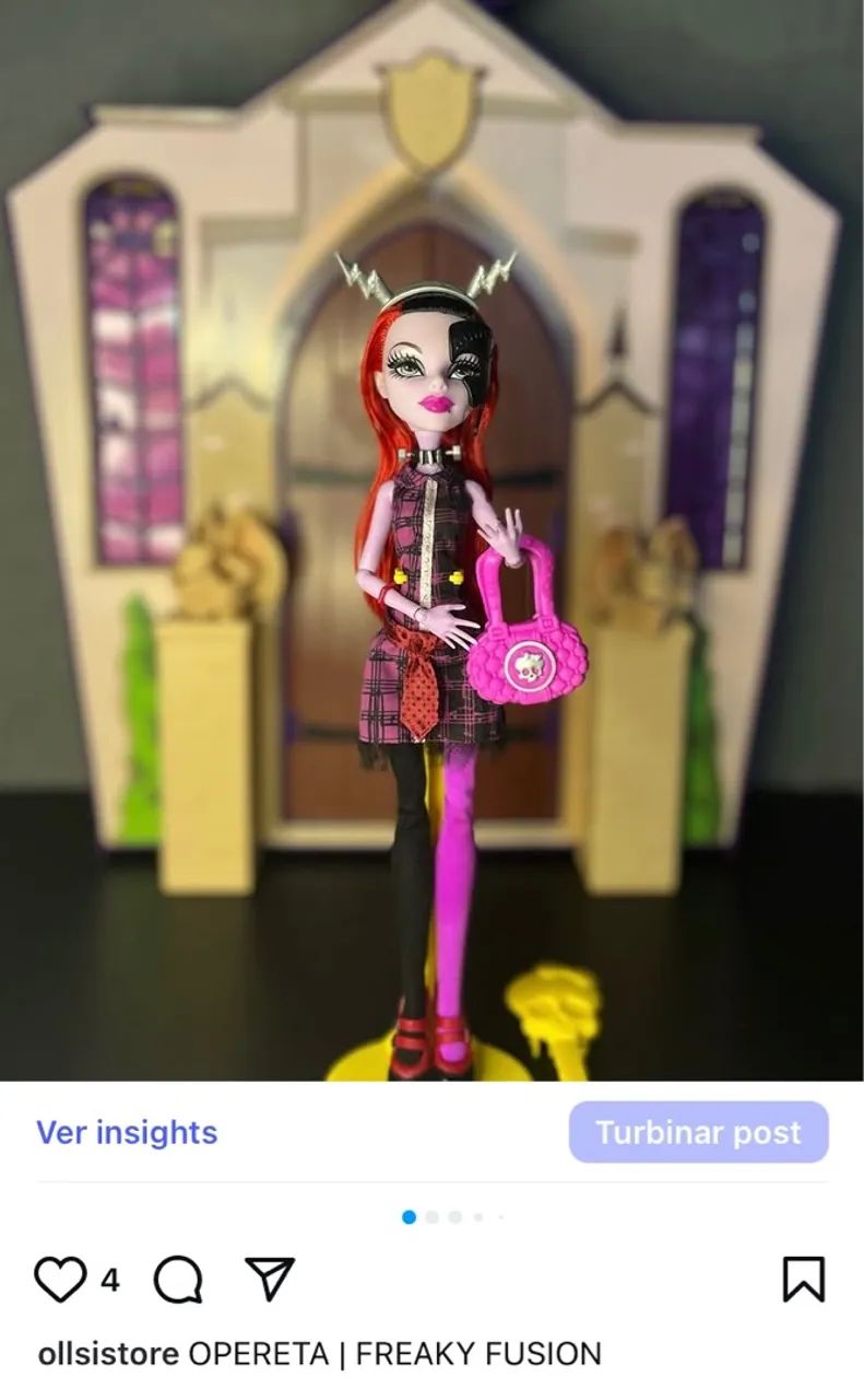 Boneca Monster High Operetta Freaky Fusion