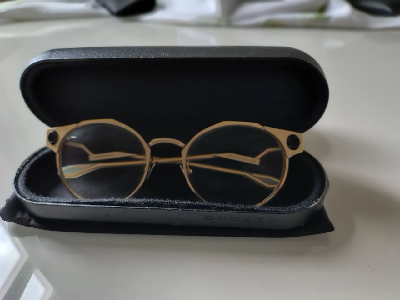 ARMAÇÃO ÓCULOS OAKLEY DEADBOLT  DOURADA