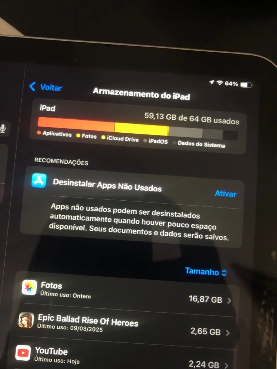 iPad 10 com Apple Pencil USB-C - Foto 3