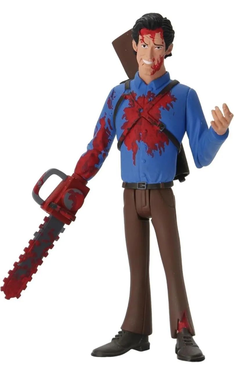 NECA Toony Terrors - Evil Dead 2-6? Scale Action Figure - Ash<br>