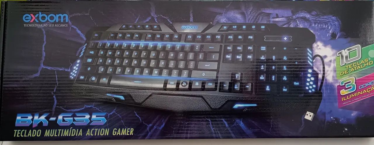 Teclado ,Gamer multimídia 
