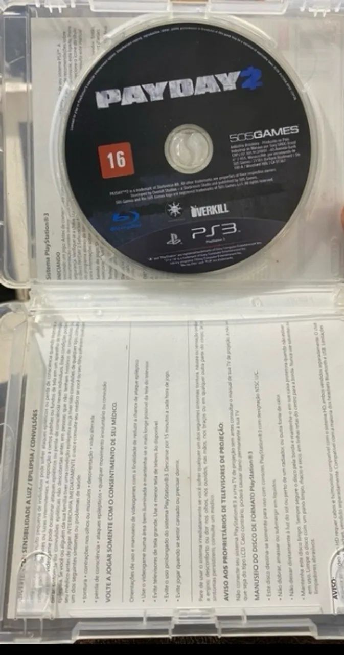 Payday 2 Safecracker Edition Ps3 Com Luva - Foto 3
