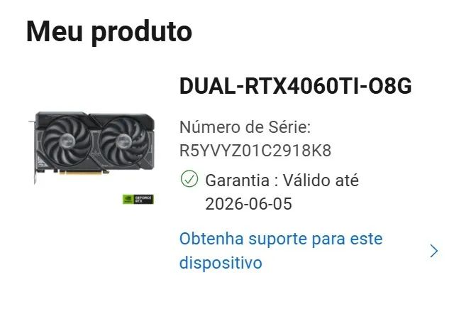 RTX 4060 Ti 8gb ASUS - Placa de video RTX 4060ti - Foto 2