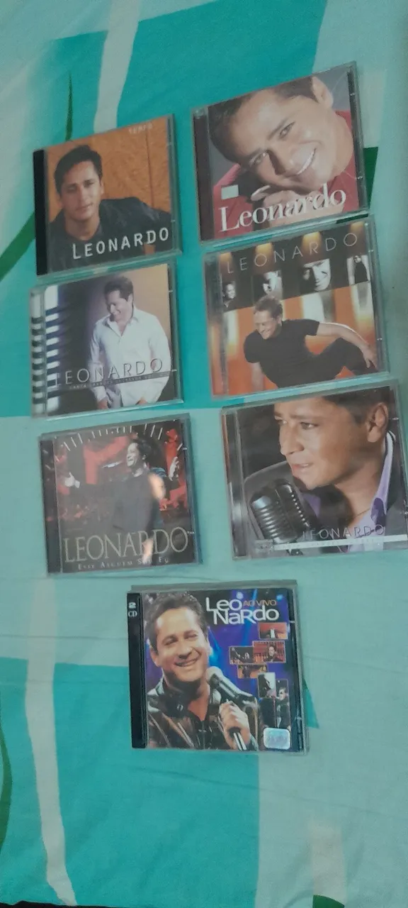 Coleções de cds originais leonardo e Leandro e Leonardo
