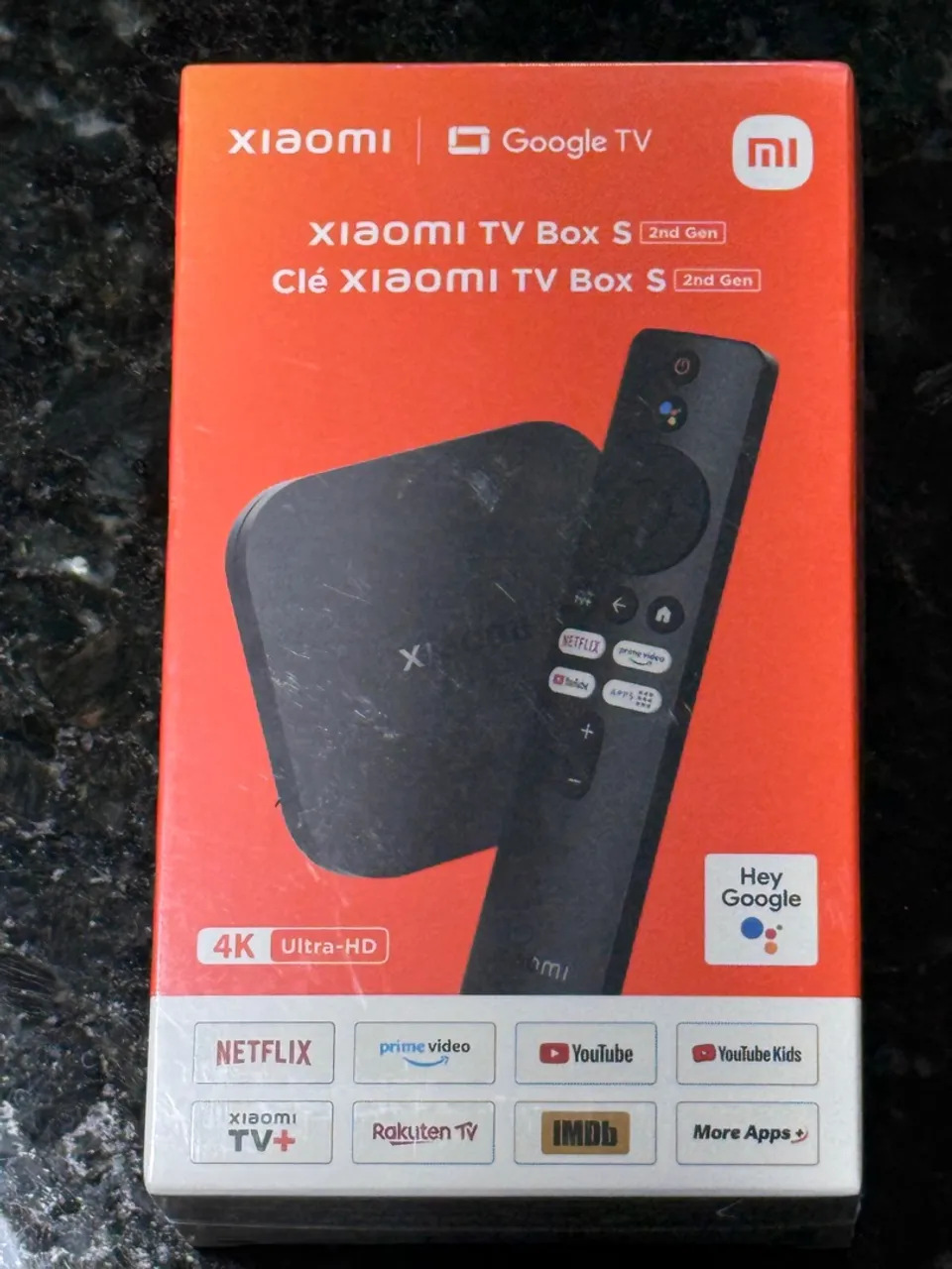 Xiaomi Mi TV Box S 2nd Gen NOVO, Lacrado - 4K Ultra HD