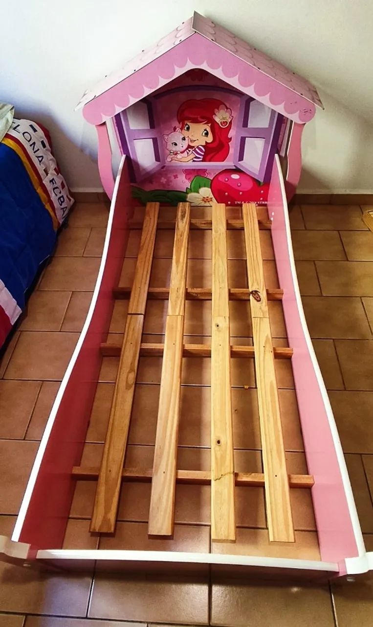 Cama Moranguinho infantil + Colchão  - Foto 2