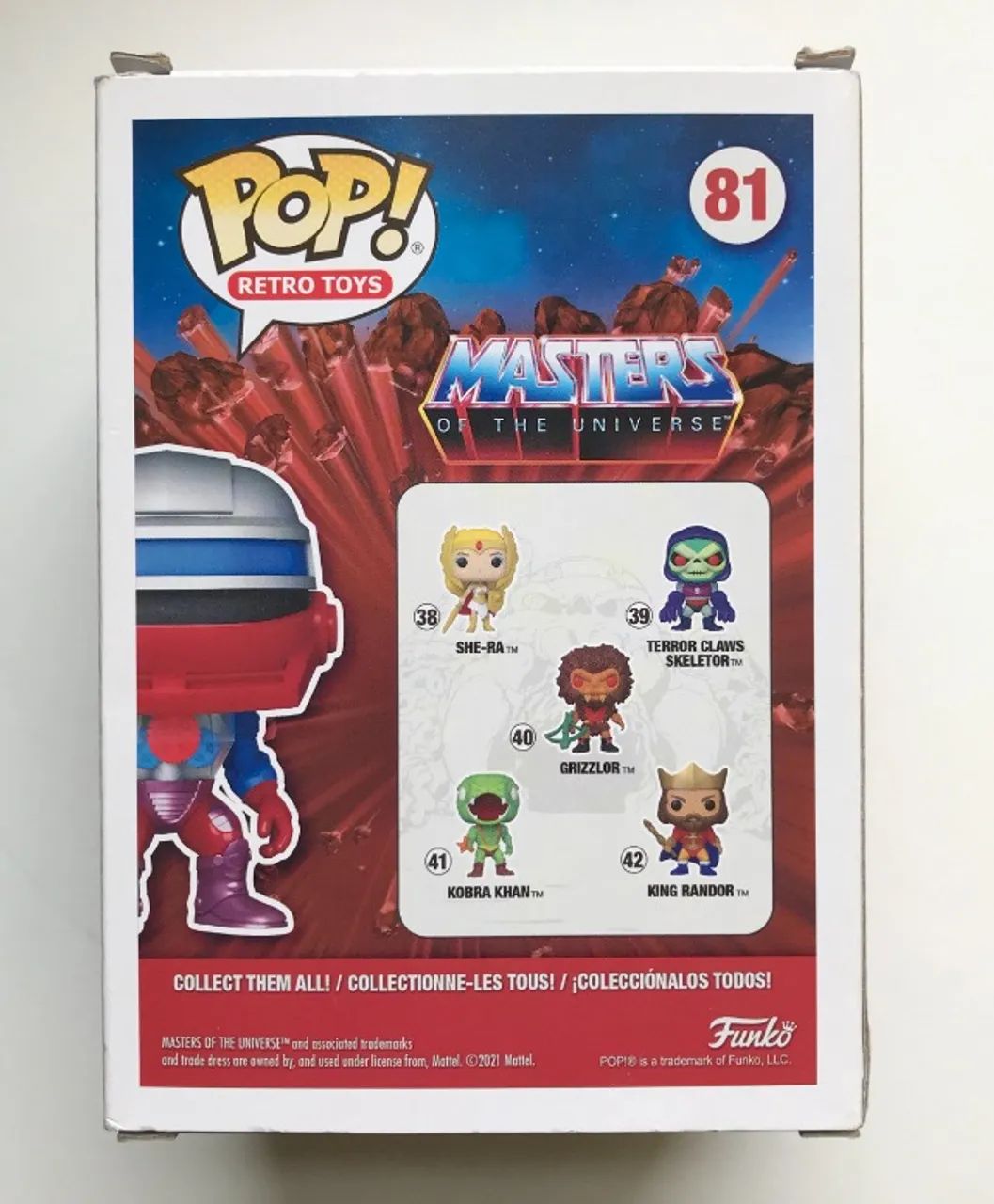 Boneco Funko Pop Retro Roboto Toy Tokyo Exclusive 81 Original - Foto 6