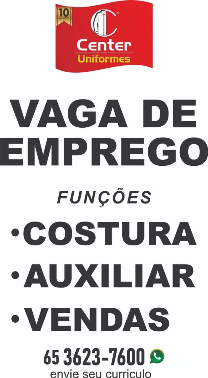 VAGA DE EMPREGO