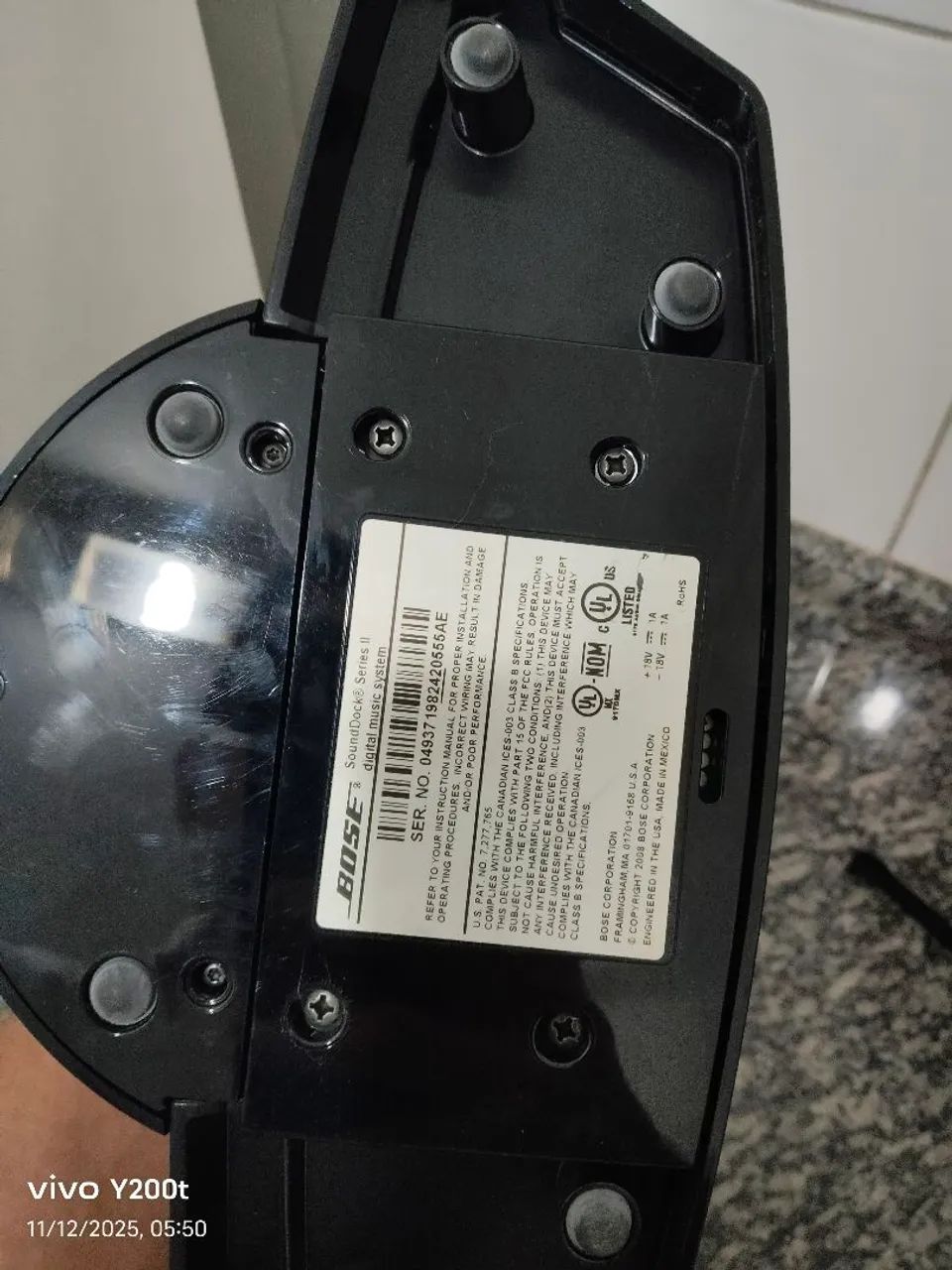 Bose SoundDock Series II com BLUETOOTH Phone Speaker Dock Black - Foto 3