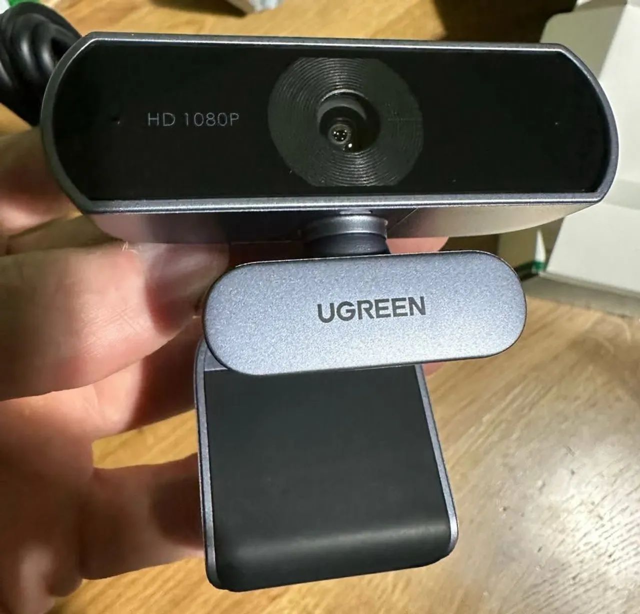 Webcam Ugreen 2k Full Hd-1080p/30fps/360º/2 Microfones Cancelamento de Ruído/Correção luz 