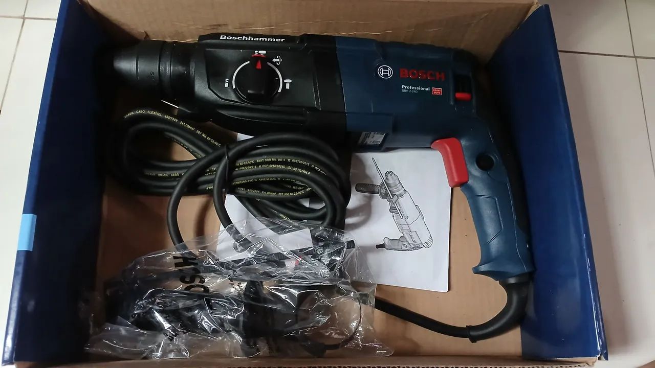 Martelo Perfurador Rompedor Bosch GBH 2-24 D - Foto 2
