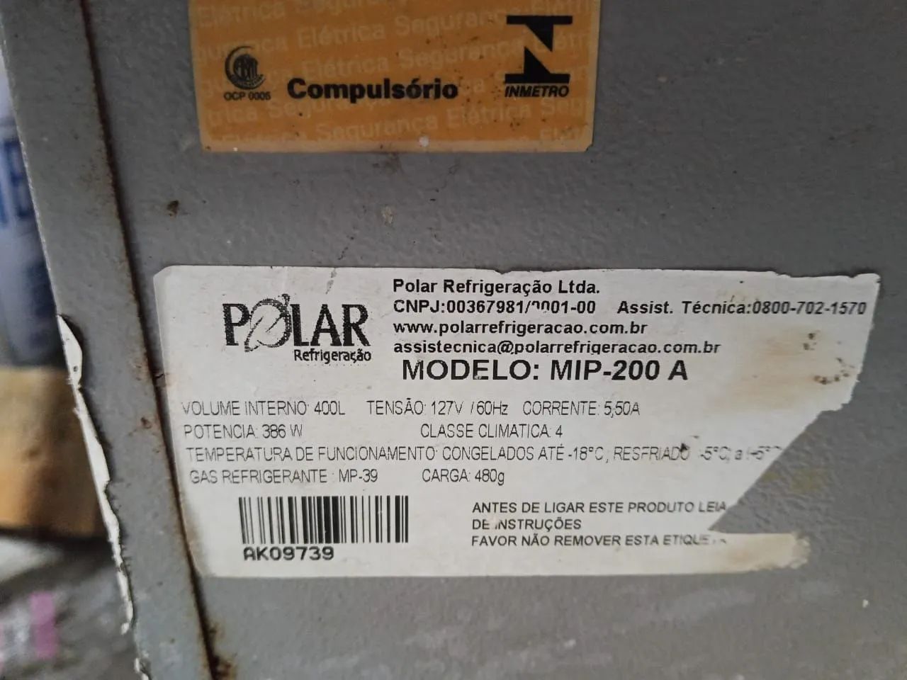 Ilha / Freezer Horizontal Congelados exposição  polar - Foto 3