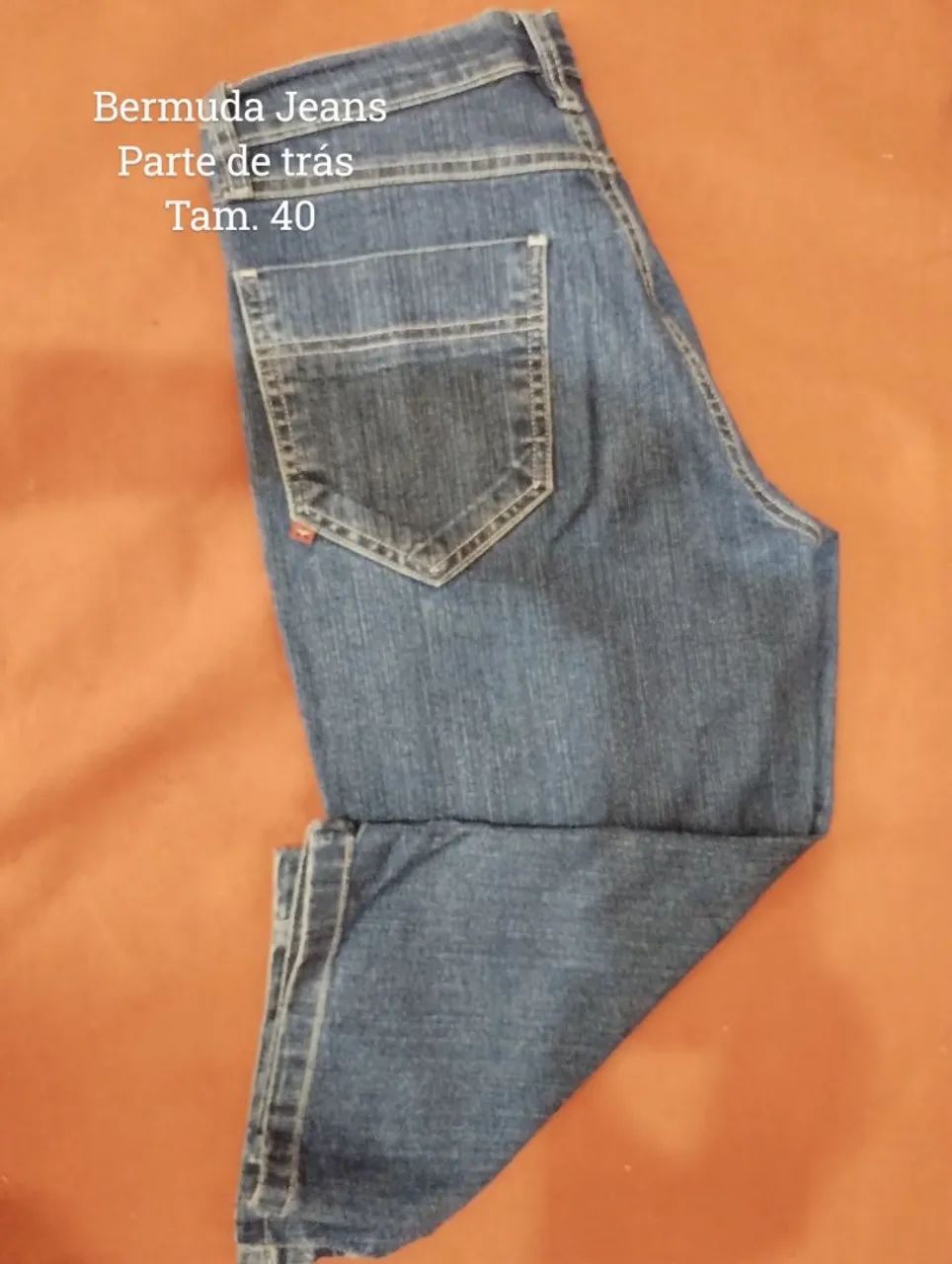 Bermuda Jeans Feminino na Tam. 40 - Foto 2