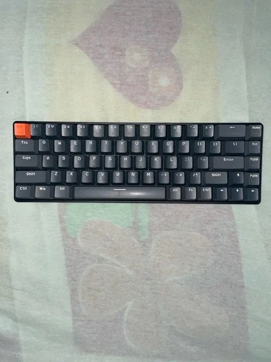 Teclado Mecânico Gamer Sem Fio Zyoulang K68 Switch Red