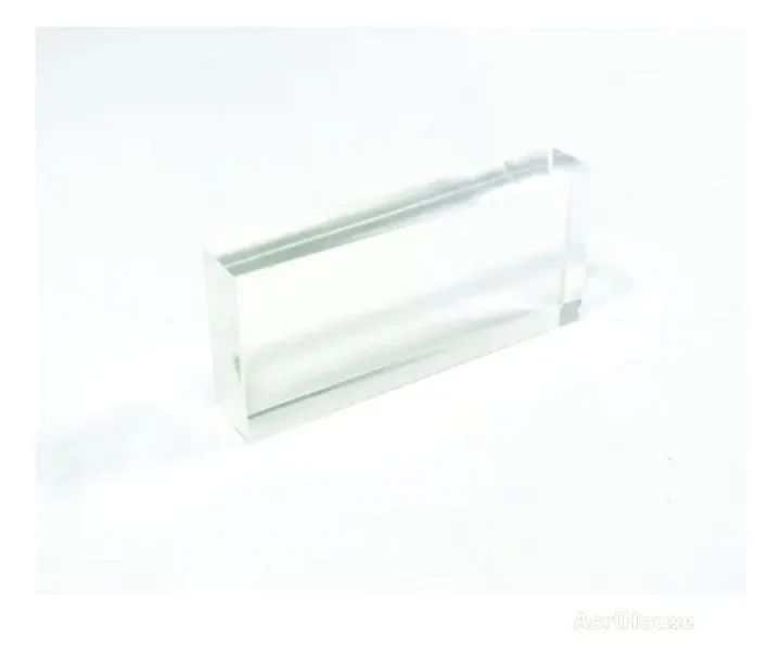 Goleiro acrílico transparente
