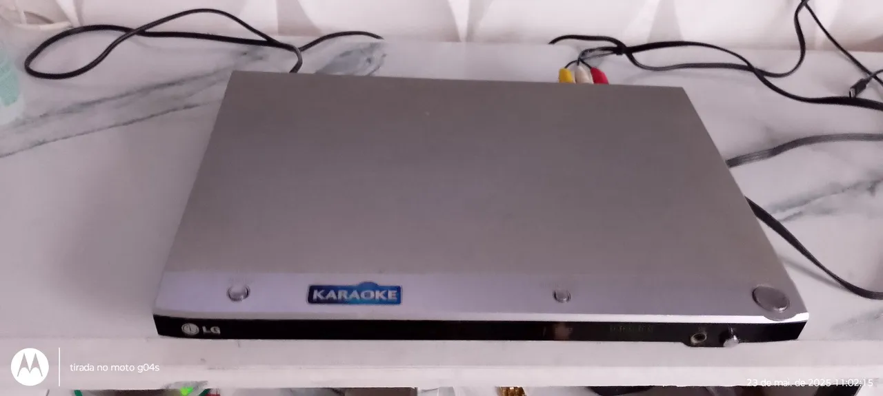 DVD Player LG com Karaokê - sem o controle