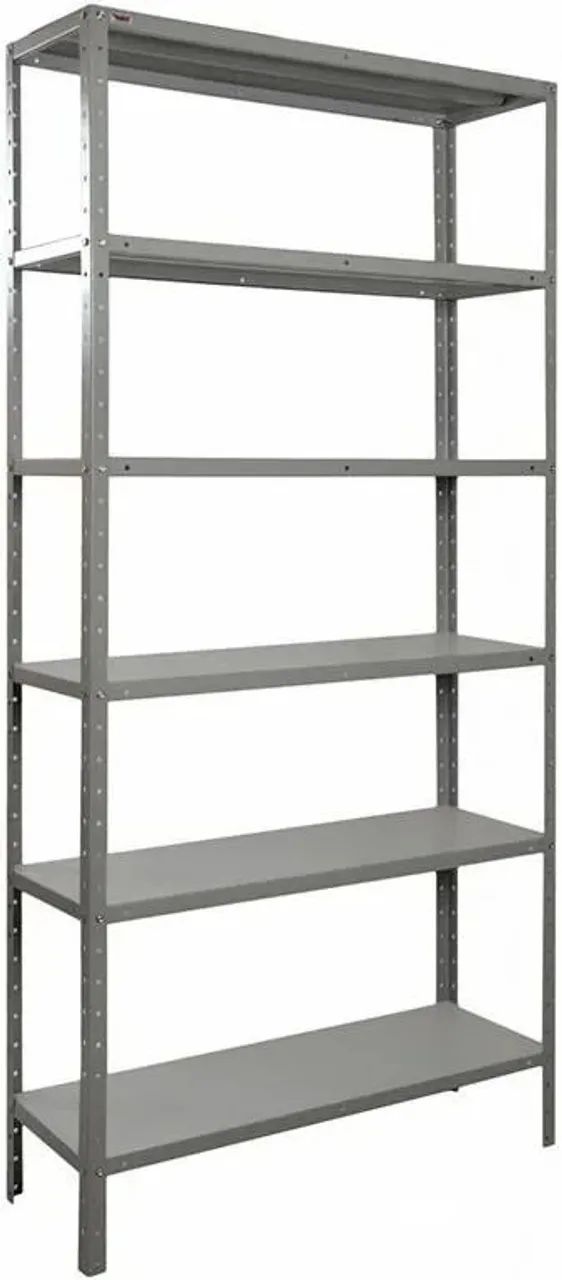 Estante de aço Cinza 6 bandejas 
