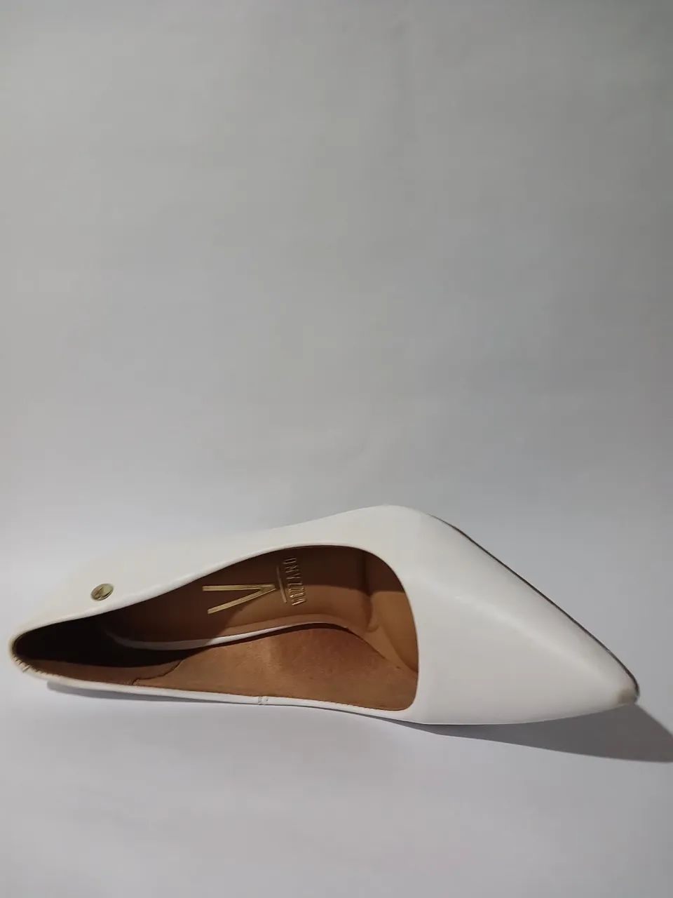 Scarpin Branco Vizzano - Foto 3