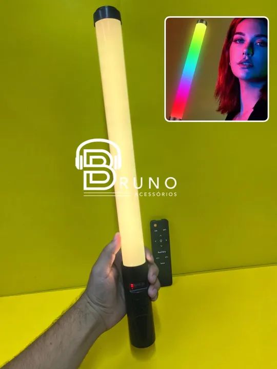 Iluminação LED para Filmagem - Kit com 3 Cores - Foto 6