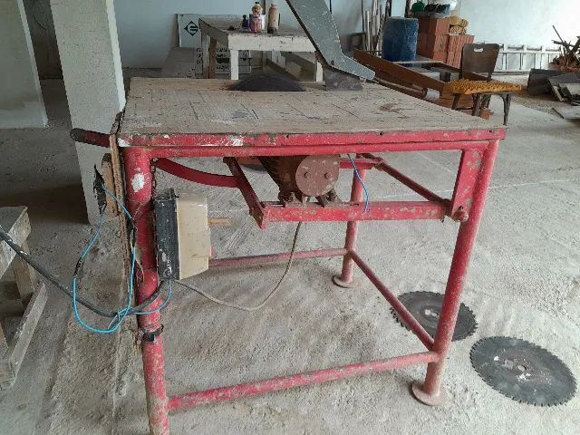 Serra circular com bancada de aço - Foto 6