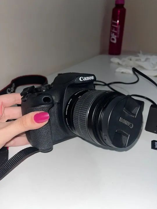 Câmera Canon T7+ com lente 18-55mm - Foto 6