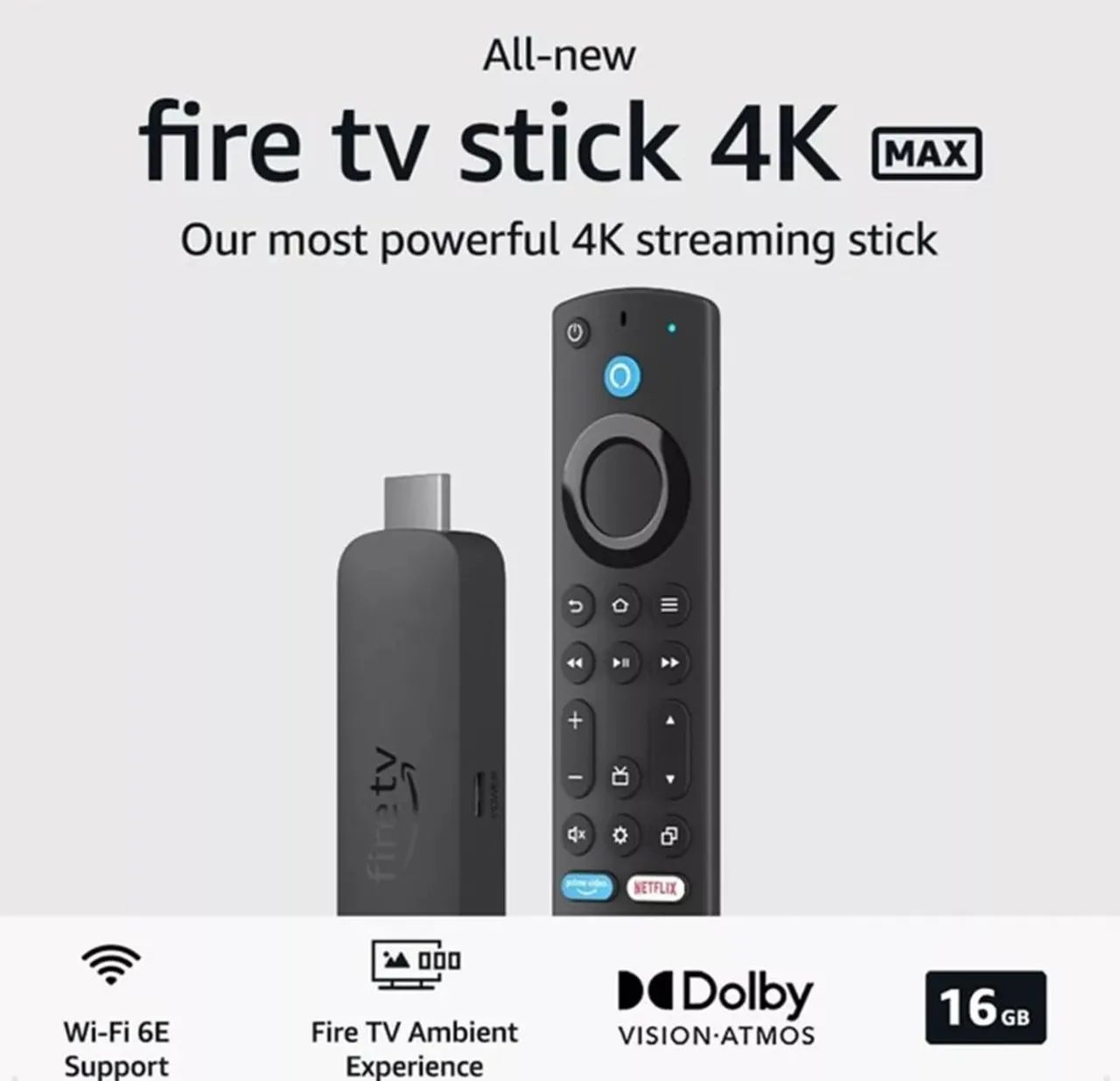 上品なブランド TV Fire Novo) Stick TV para Acessórios e Peças - 16GB Max 4K テレビ