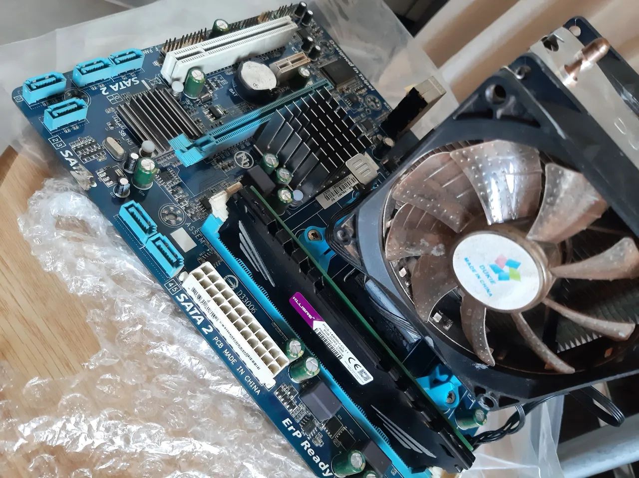 Kit de Upgrade com Processador FX6300 + Placa-mãe + Cooler