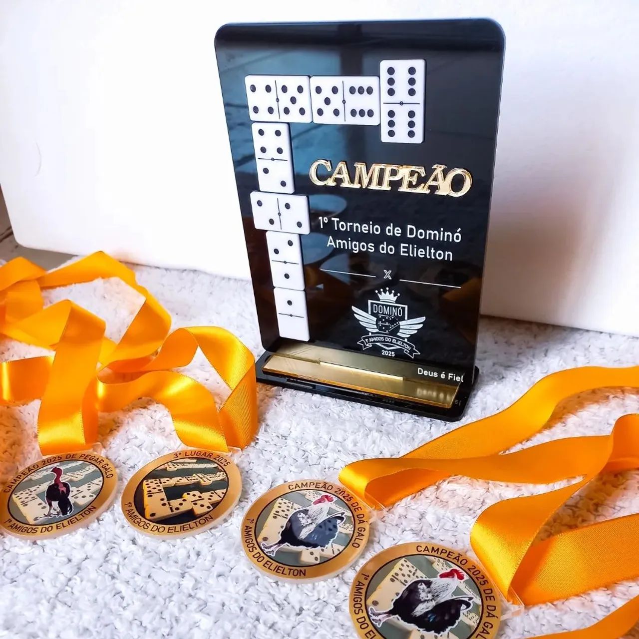 Troféu de Acrílico - dominó - Foto 5