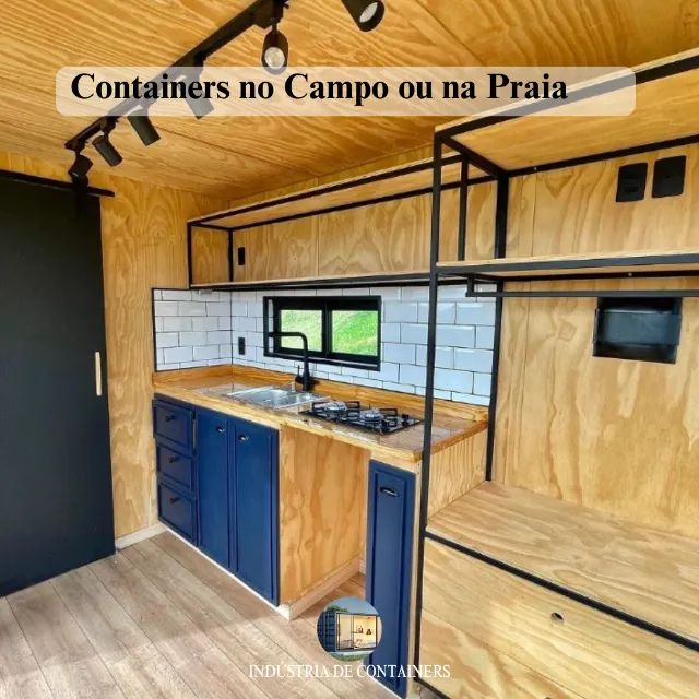 Container no Campo ou na Praia