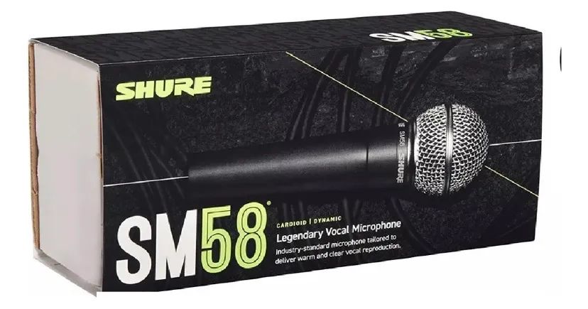 Microfone Shure SM58 - Novo - Foto 2