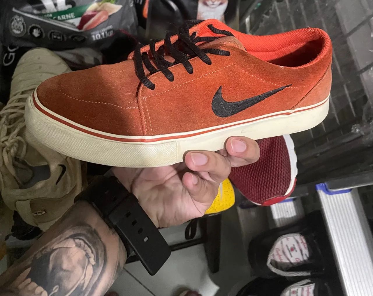Tênis Nike SB - Laranja - Foto 2