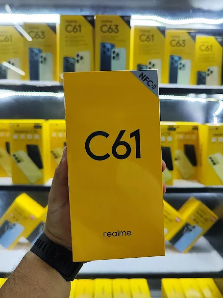 Realme C61 4 Ram 128 GB NFC - Lacrado Original 1 Ano de Garantia + Brinde