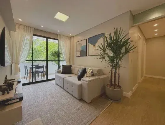 VIEIRALVES, COND. SANTA CLARA, FINO ACABAMENTO, MOBILIADO, 110M2, 3 QUARTOS SENDO 1 SUÍTE,