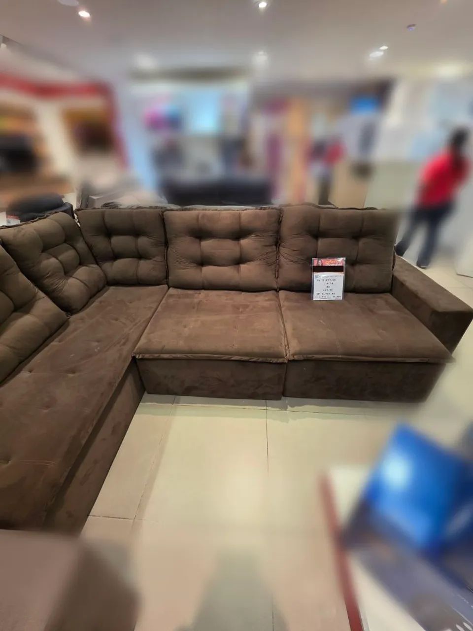 Sofá retrátil de Canto Luxo 5 lugares  - Foto 2