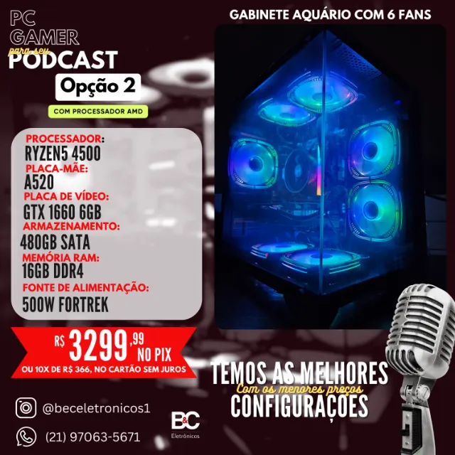 PC Gamer Koreano montado no brasil