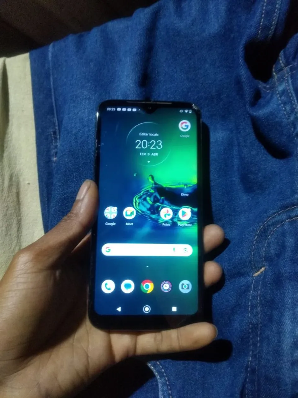 G8 plus trincado porém funcionando