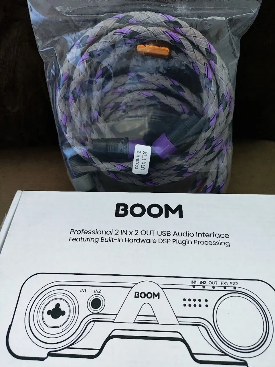 Interface de Áudio USB Apogee BOOM 2x2 com DSP + Brinde