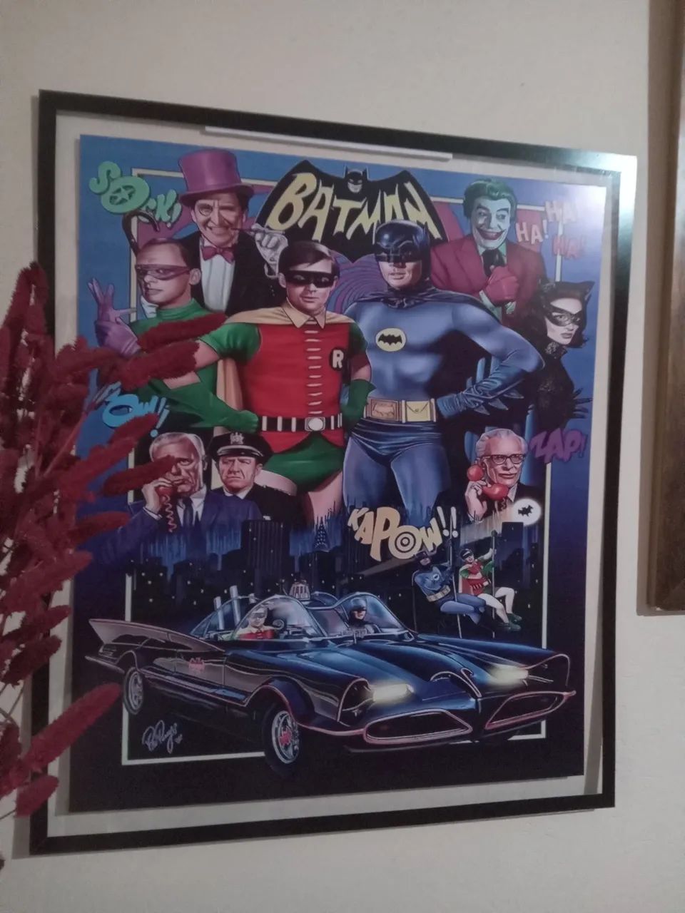 Quadro Decorativo  acrilico Batman Clássico anos 60 - Foto 3