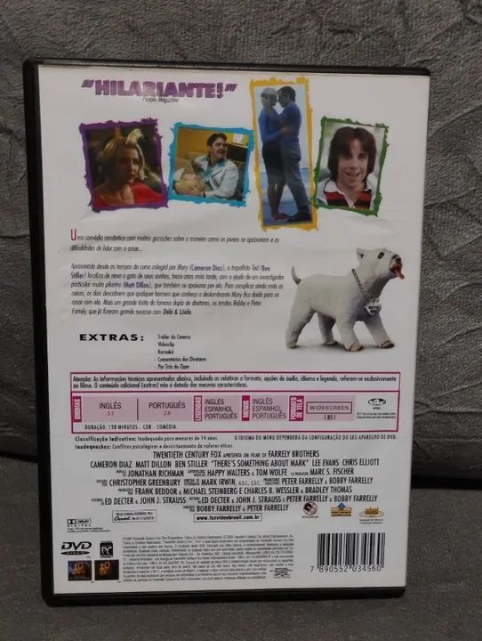 DVD Quem Vai Ficar com Mary? - Leia a descrição - Foto 3