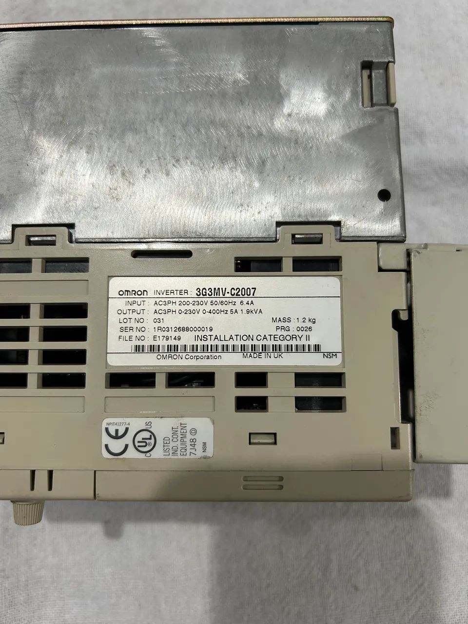 Inversor Omron SYSDRIVE 3G3MV-C2007 220V - Foto 2